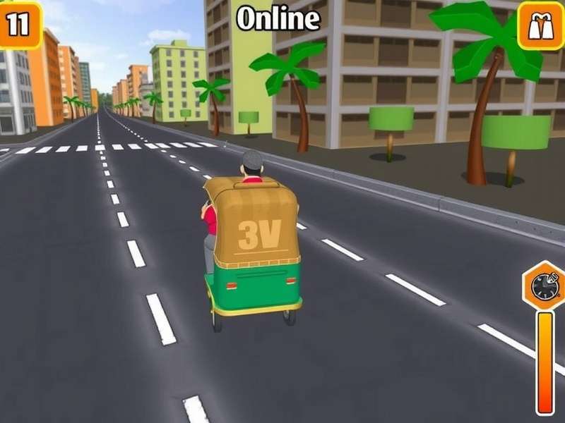 Indian Rickshaw Master Game Screenshot